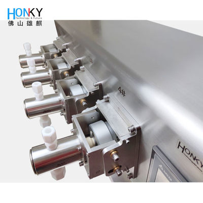 4 Heads Ceramic Pump Filling System with 0.5% Accuracy for Pharma