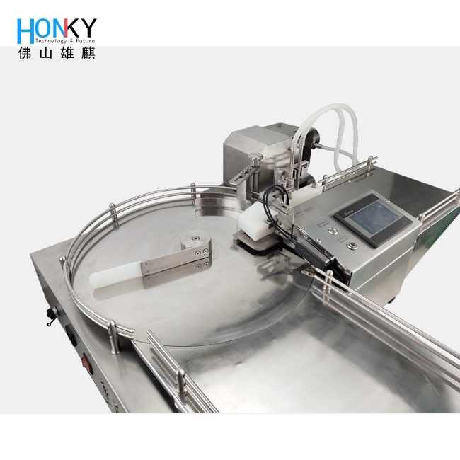 Compact 111*61*51cm Desktop Vial Filling Machine with One-Button Control and Lightweight 80 KGS Design
