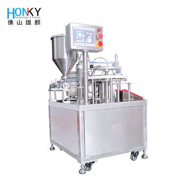 세라믹 피스톤 펌프와 함께 5ml Vet Syringe Tube Filling and Capping Machine