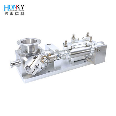 공기 가동 고양이 음식 고양이 스트립 포장 기계 대속으로 세라믹 피스톤 펌프를 사용하여 햄 포장