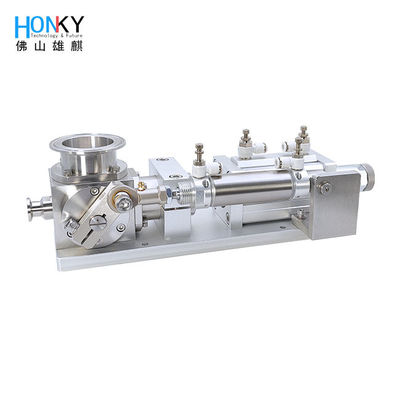 공기 가동 고 순수 세라믹 회전 밸브 채용 펌프 40 병 / 분 크림 로션의 속도